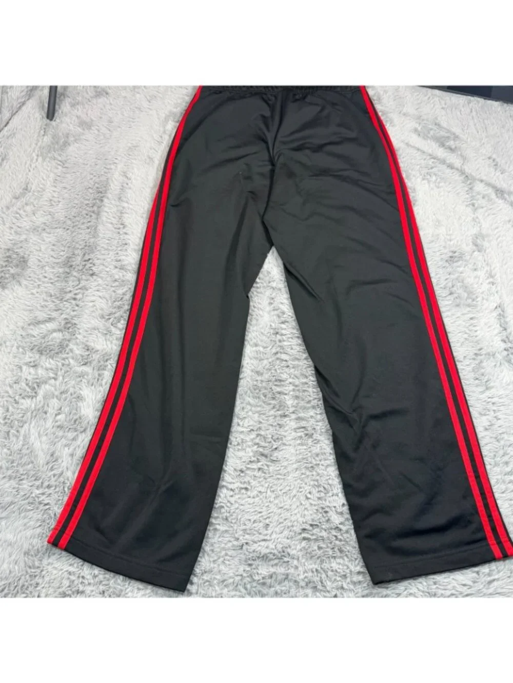 Adidas Pant Men's M Black Polyester Straight Performance Gym Training Workout